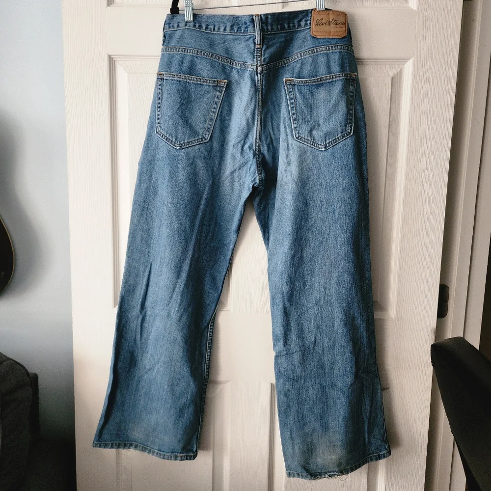 Levi's Low Loose Boot Fit  Blue Jeans